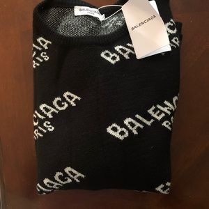NWT Balenciaga crewneck sweater